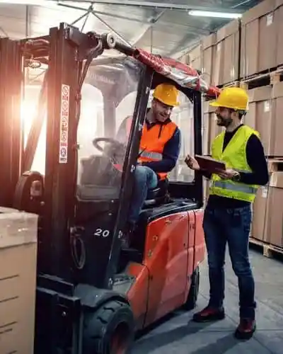 Connected forklift fleet and safety data monitoring