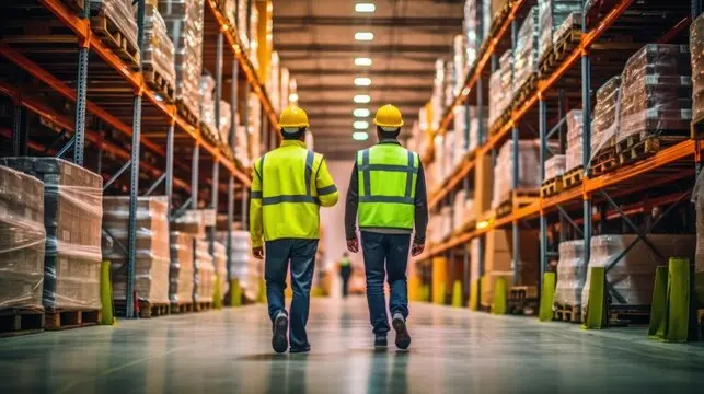 Connected forklift fleet with real-time safety data monitoring