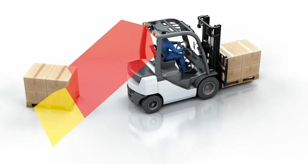 Technical specifications of the Teknect AI forklift anti-collision system hardware